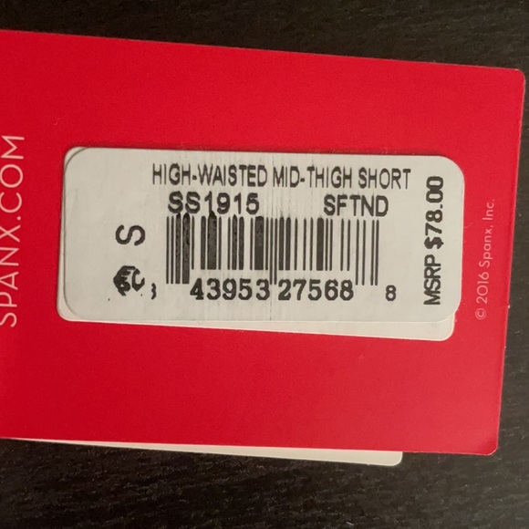 Spanx Oncore High-Waisted Mid-Thigh Short *NWT* - Picture 8 of 8